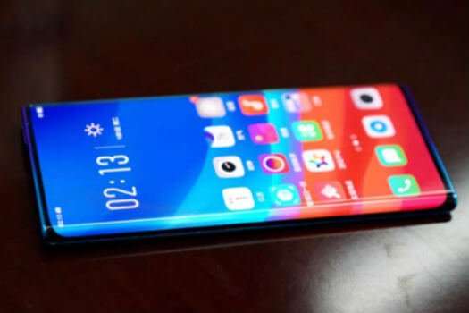 Oppo unveils 'Waterfall' edgeless smartphone display
